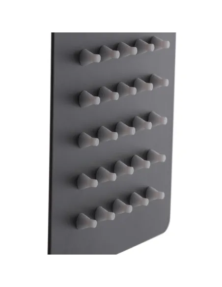 Лійка для ручного душу Mixxus SH-02 Black, нержавіюча сталь, 1 режим