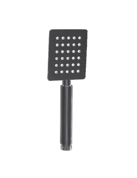 Лійка для ручного душу Mixxus SH-02.SUS Black, нержавіюча сталь, 1 режим, упаковка блістер