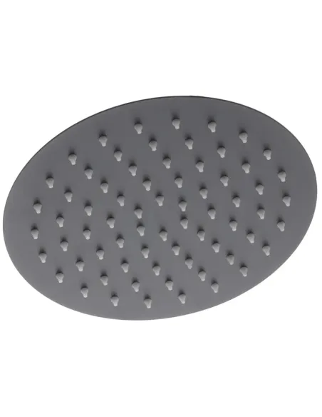 Лейка тропический душ Mixxus SH-04 Black, нержавеющая сталь, круглая