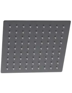 Лейка тропический душ Mixxus SH-06 Black 200x200 мм, нержавеющая сталь, квадратная