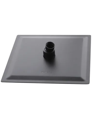 Лійка тропічний душ Mixxus SH-06 Black 200x200 мм, нержавіюча сталь, квадратна