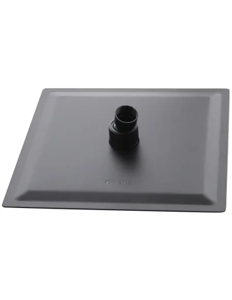 Лейка тропический душ Mixxus SH-06 Black 200x200 мм, нержавеющая сталь, квадратная