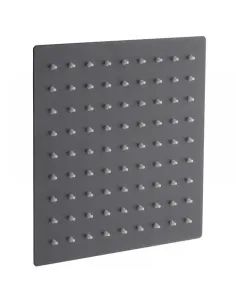 Лейка тропический душ Mixxus SH-06 SUS304 Black 200x200 мм, нержавеющая сталь, квадратная