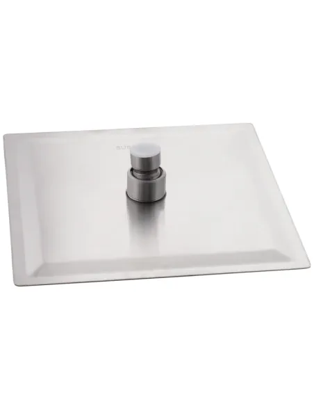 Лейка тропический душ Mixxus SH-06, 200x200 мм, нержавеющая сталь, квадратная