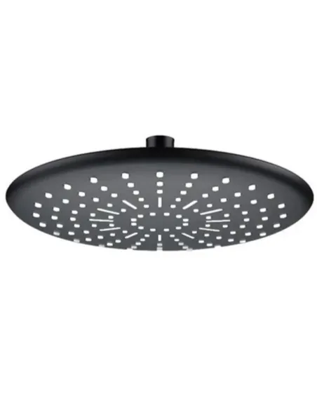 Лійка тропічний душ Mixxus SH-15-OH Black 230 мм, кругла