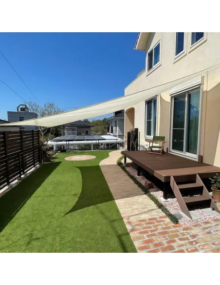 Захисна сітка від сонця КТУ 3х3 метри, тінь 90%, бежева