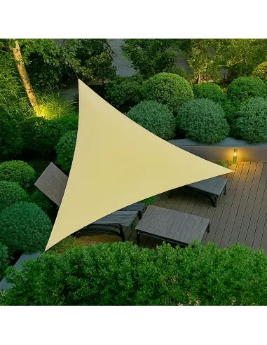 Защитная сетка от солнца КТУ 3х3х4 метра, тень 90%, бежевая