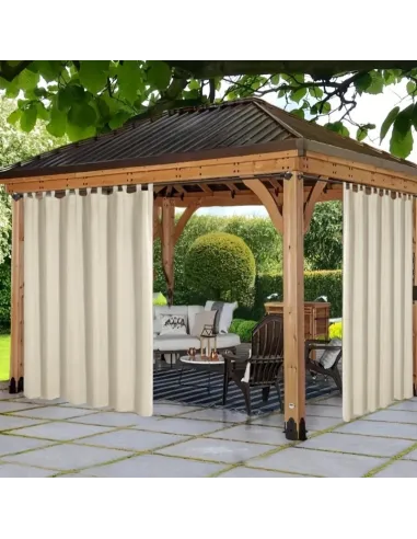 Захисна штора для альтанки КТУ 2,8 х 1,45 метра, сіра