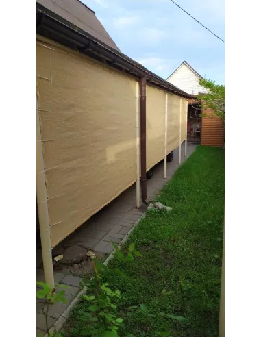 Навес от дождя и солнца КТУ 4x4 метра, водонепроницаемый, бежевый