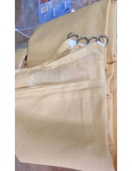 Накрытие для бассейна из сетки КТУ 3х6 метров, тень 90%, бежевый