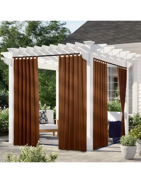 Садовая штора для беседки КТУ 2,6 х 1,45 метра, коричневая
