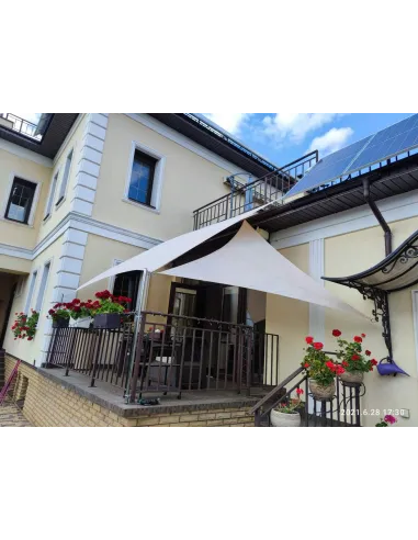 Тент КТУ 3х3х3 метр водонепроникний, бежевий