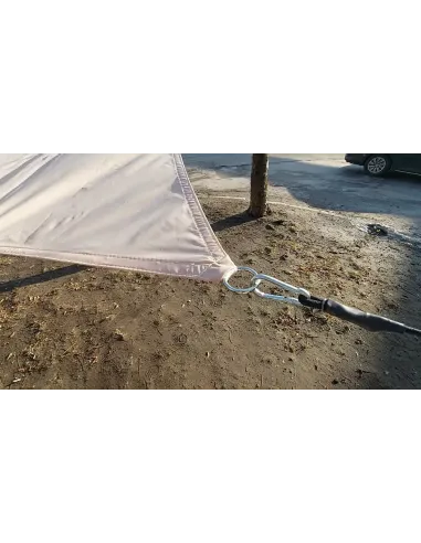 Тент КТУ 3х3х3 метр водонепроникний, бежевий