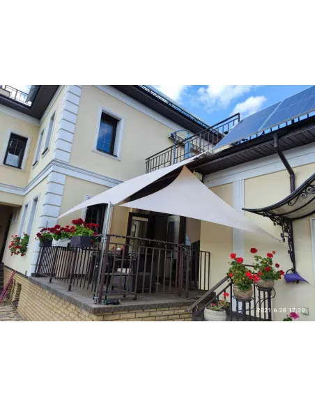 Тент КТУ 3х3х3 метра водонепроницаемый, серый