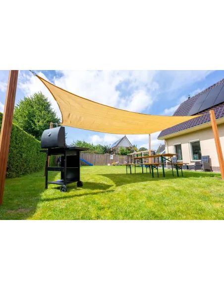 Тент натяжной КТУ 4х10 метров, бежевый