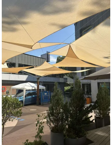 Тент натяжной КТУ 5х5х5 метров, серый