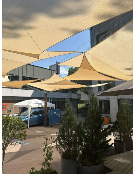 Тент натяжной КТУ 5х5х5 метров, серый