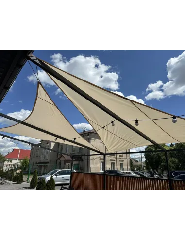 Тент натяжной КТУ 5х5х5 метров, серый