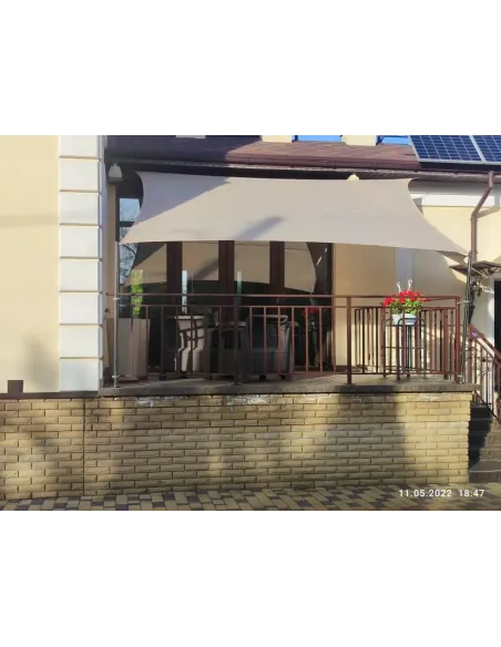 Тент от дождя и солнца КТУ 4х5 метра, бежевый