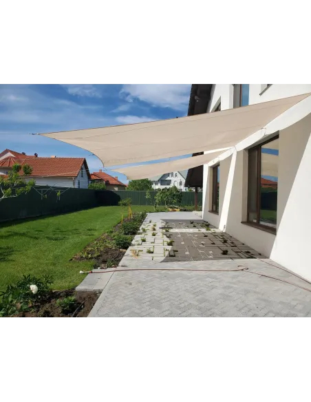 Тент от дождя и солнца КТУ 4х5 метра, бежевый