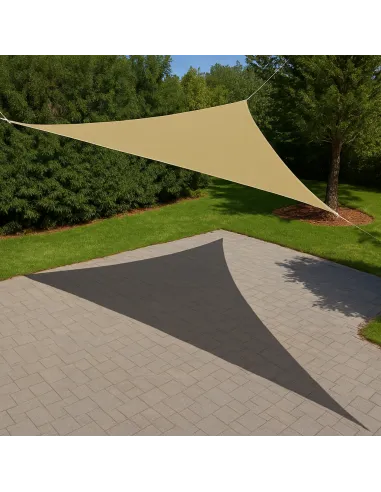 Тент сонцезахисний КТУ 3х3х4 метра, бежевий