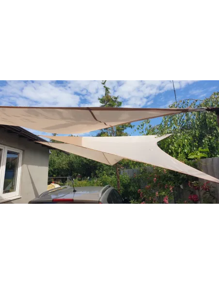 Тент сонцезахисний КТУ 3х3х4 метра, бежевий