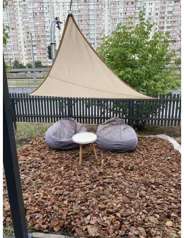 Тент солнцезащитный КТУ 3х3х4 метра, серый