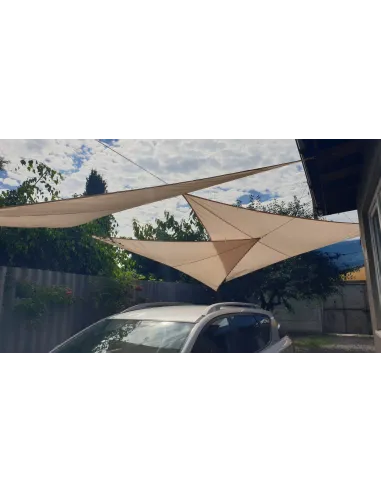 Тент солнцезащитный КТУ 3х3х4 метра, серый