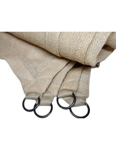 Тент-навес для бассейна КТУ 4х7х8 метра, с УФ-фильтром, затенение 85%, бежевый