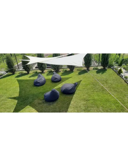 Тент-сітка КТУ 4х4х4 метри, тінь 90%, сіра