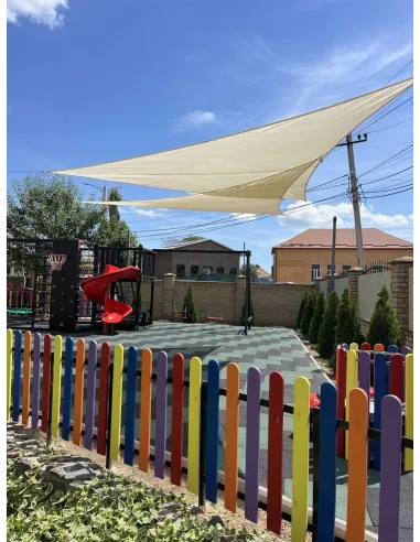 Тент-сітка КТУ 4х4х4 метри, тінь 90%, сіра