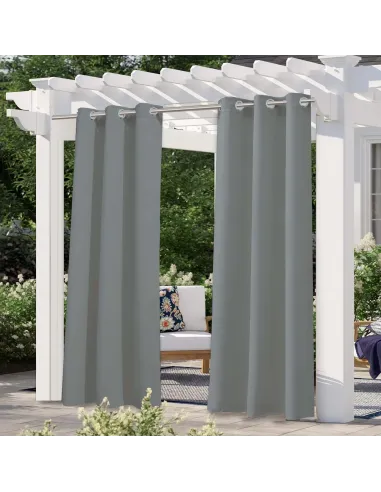 Вулична штора для тераси, веранди КТУ 2,4 х 1,45 метра, сіра