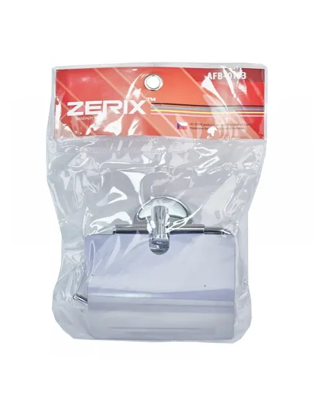 Держатель для туалетной бумаги Zerix AFB-0103 ZX5063 настенный, с крышкой