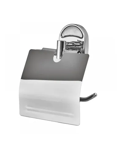 Тримач для туалетного паперу Zerix AFB-0103 ZX5063 настінний, з кришкою