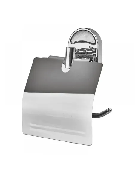 Тримач для туалетного паперу Zerix AFB-0103 ZX5063 настінний, з кришкою