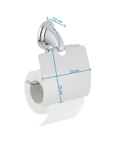 Держатель для туалетной бумаги Zerix LR1503 LL1493 настенный, с крышкой