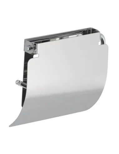 Тримач для туалетного паперу Zerix LR504 ZX2705 настінний, з кришкою