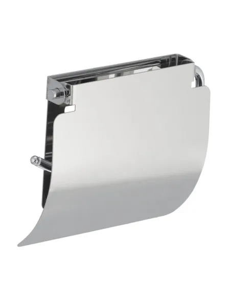 Держатель для туалетной бумаги Zerix LR504 ZX2705 настенный, с крышкой