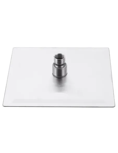 Лійка тропічний душ Zerix SH-004 200х200 мм, нержавіюча сталь, квадратна