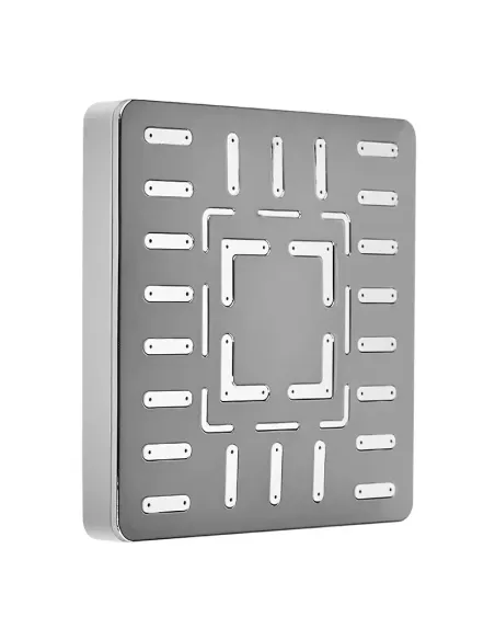 Лійка тропічний душ Zerix SH-82, біла, квадратна