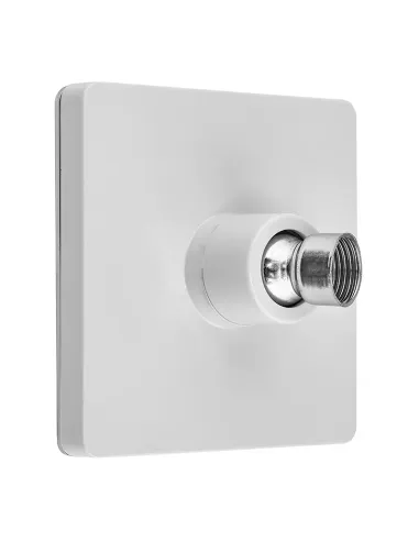 Лійка тропічний душ Zerix SH-82, біла, квадратна