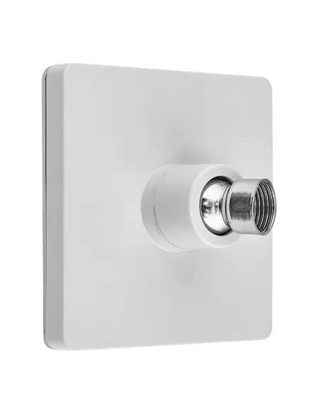 Лійка тропічний душ Zerix SH-82, біла, квадратна