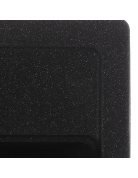 Мойка для кухни прямоугольная Zerix ZS-5751S-13, 565x500x200 мм графит, из гранита