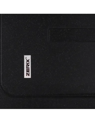 Мойка для кухни прямоугольная Zerix ZS-6243S-03, 615x430x200 мм черная, из гранита
