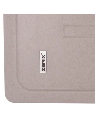 Мойка для кухни прямоугольная Zerix ZS-6243S-06, 615x430x200 мм бежевая, из гранита