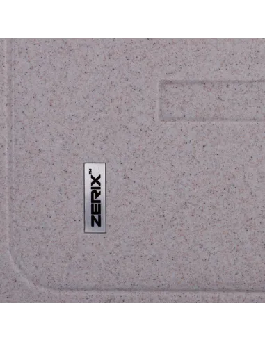 Мойка для кухни прямоугольная Zerix ZS-6243S-07, 615x430x200 мм мраморная, из гранита