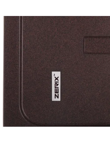 Мойка для кухни прямоугольная Zerix ZS-6243S-12, 615x430x200 мм коричневая, из гранита