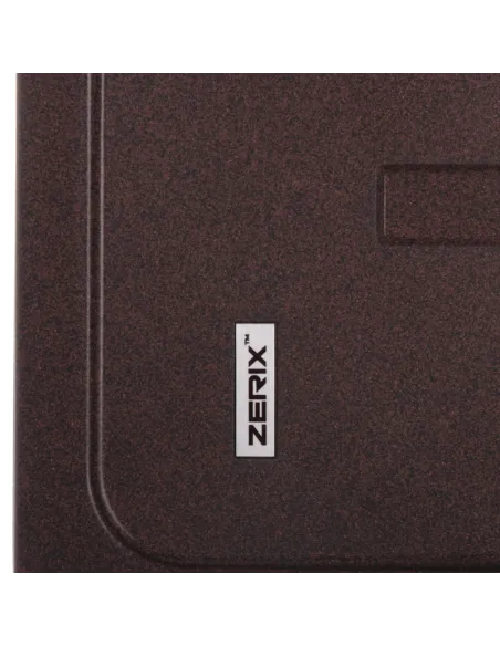 Мойка для кухни прямоугольная Zerix ZS-6243S-12, 615x430x200 мм коричневая, из гранита