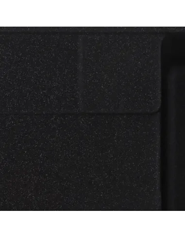 Мойка для кухни прямоугольная Zerix ZS-6550S-13, 645x495x200 мм графит, из гранита