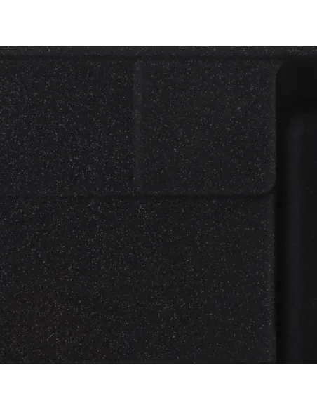 Мойка для кухни прямоугольная Zerix ZS-6550S-13, 645x495x200 мм графит, из гранита